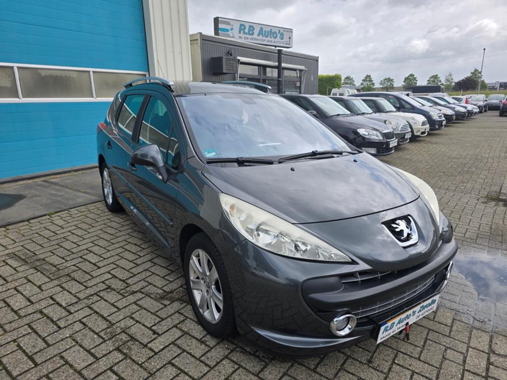 Peugeot 207 1.6 16V SW Outdoor 2008 Grijs, Voorwielaandrijving, Zwart, 4 cilinders, Handgeschakeld