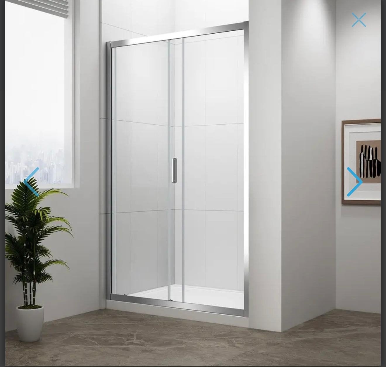 Polysan Douchedeur 100x190 cm - Nieuw in doos, Doe-het-zelf en Verbouw, Ophalen, Nieuw, Glas, Douche