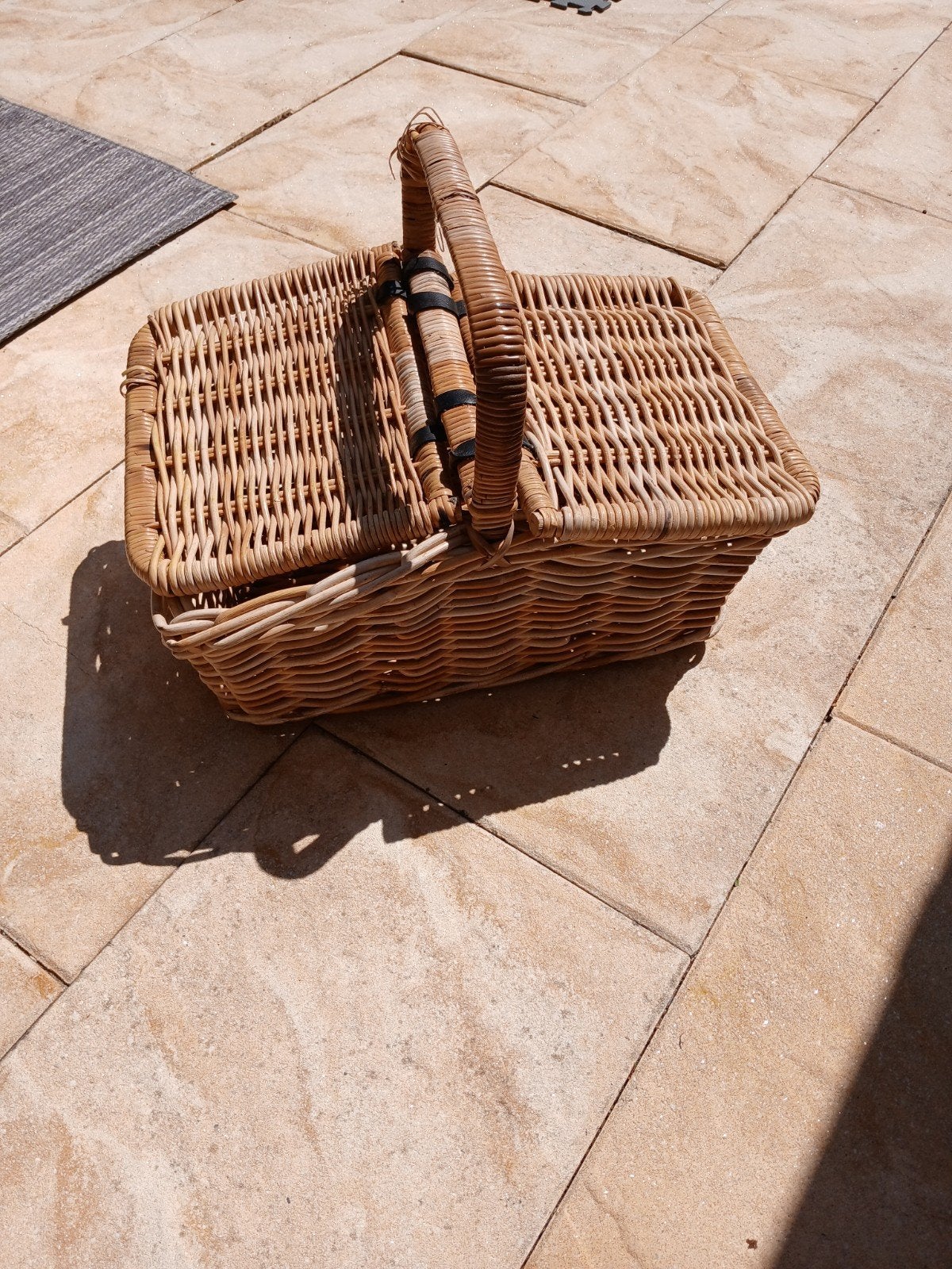 picknick mand, Ophalen