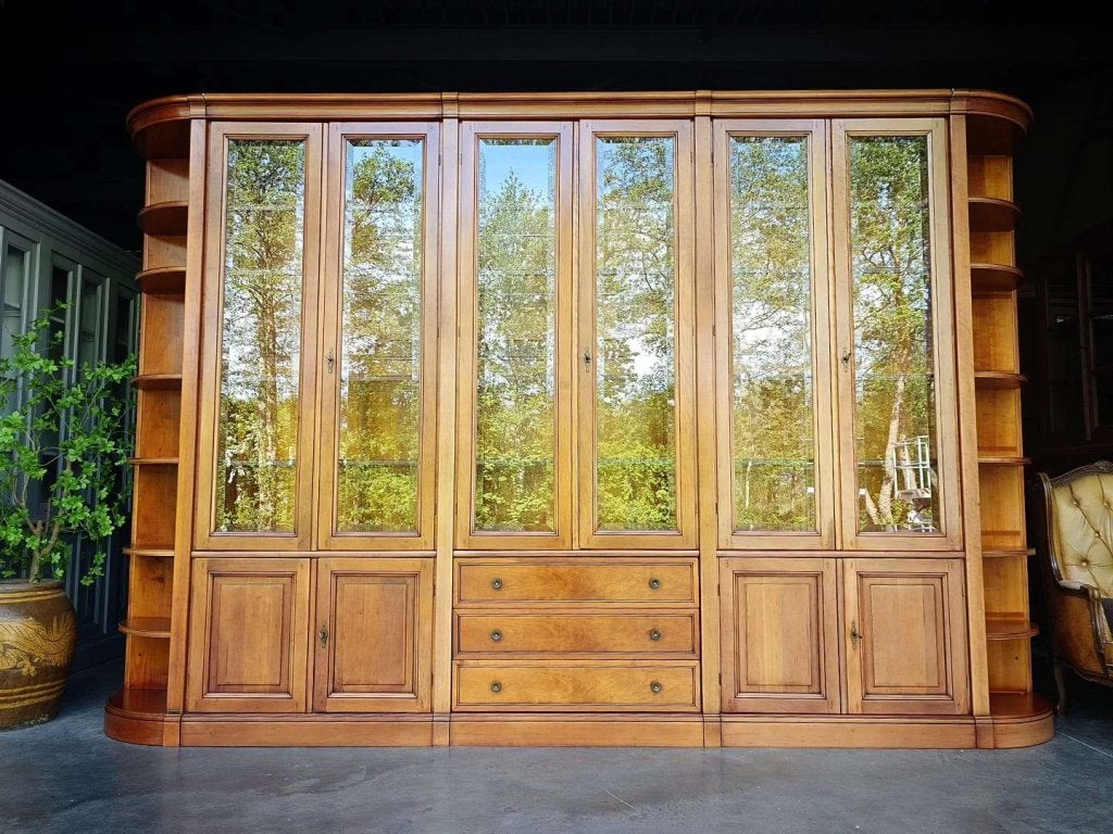 Private office | Wandkast | 375cm brede vitrinekast #3609, Niet ingevuld, Gebruikt, Met deur(en), 200 cm of meer