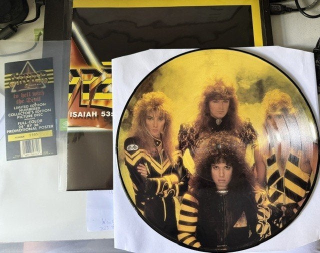 Stryper - To Hell With The Devil US picture disc, LP, Gebruikt, Picture disc, Ophalen of Verzenden