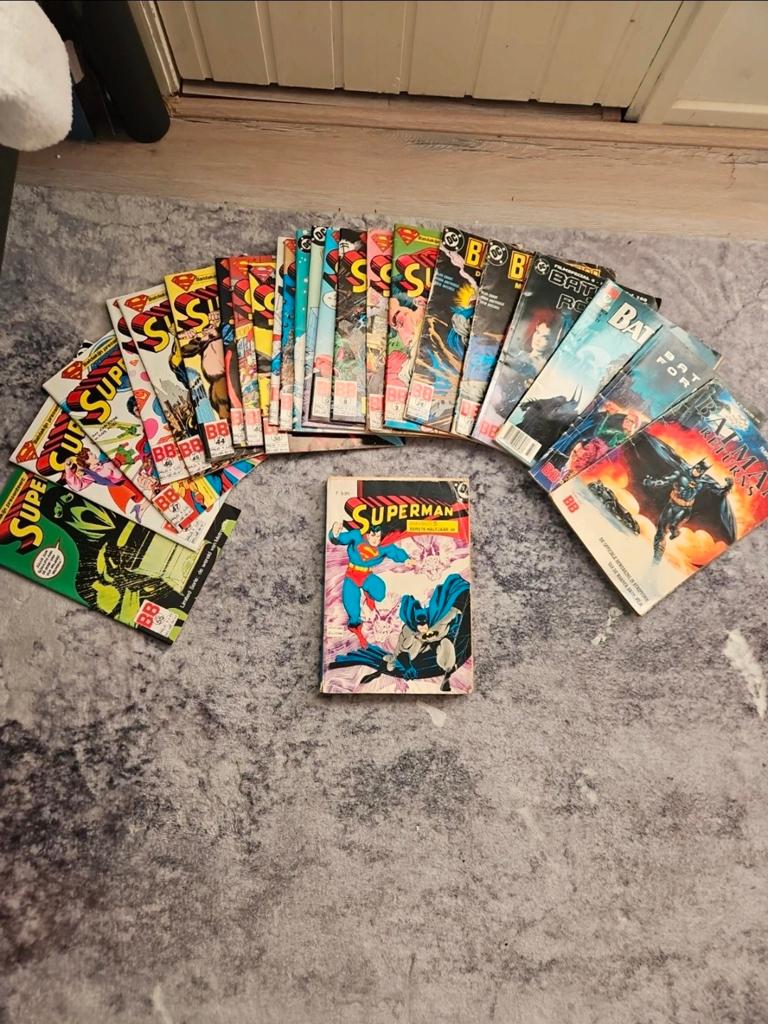 Mooie partij DC Comics Superman & Batman (25x) - Baldakijn B, Boeken, Strips | Comics, Gelezen, Marvel Comics, Verzenden, Europa