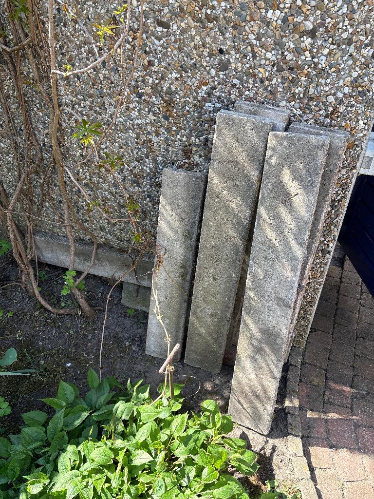 Tuin balken van steen, Tuin en Terras, Palen, Balken en Planken, Ophalen, Gebruikt, Minder dan 180 cm, Balken