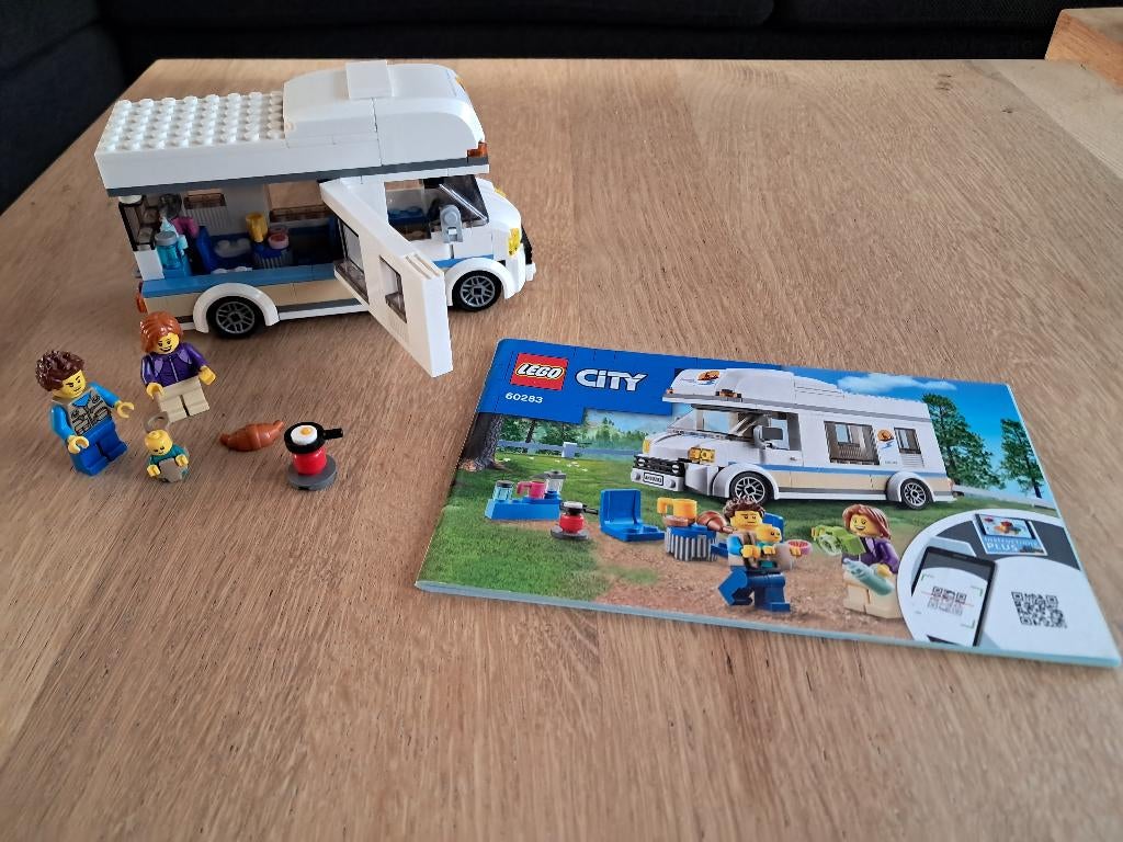 Lego City Vakantie Camper 60283, Ophalen, Zo goed als nieuw, Complete set, Lego
