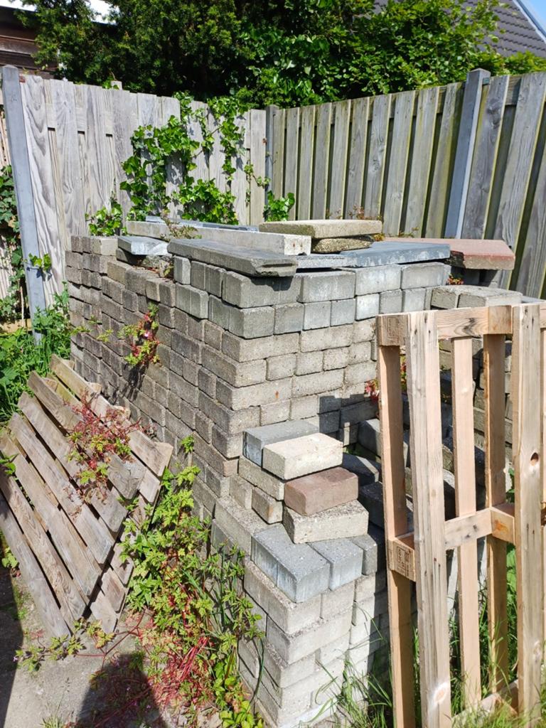 Diverse gebruikte bestrating: klinkers en tegels, Tuin en Terras, Ophalen, Gebruikt, Beton, Klinkers