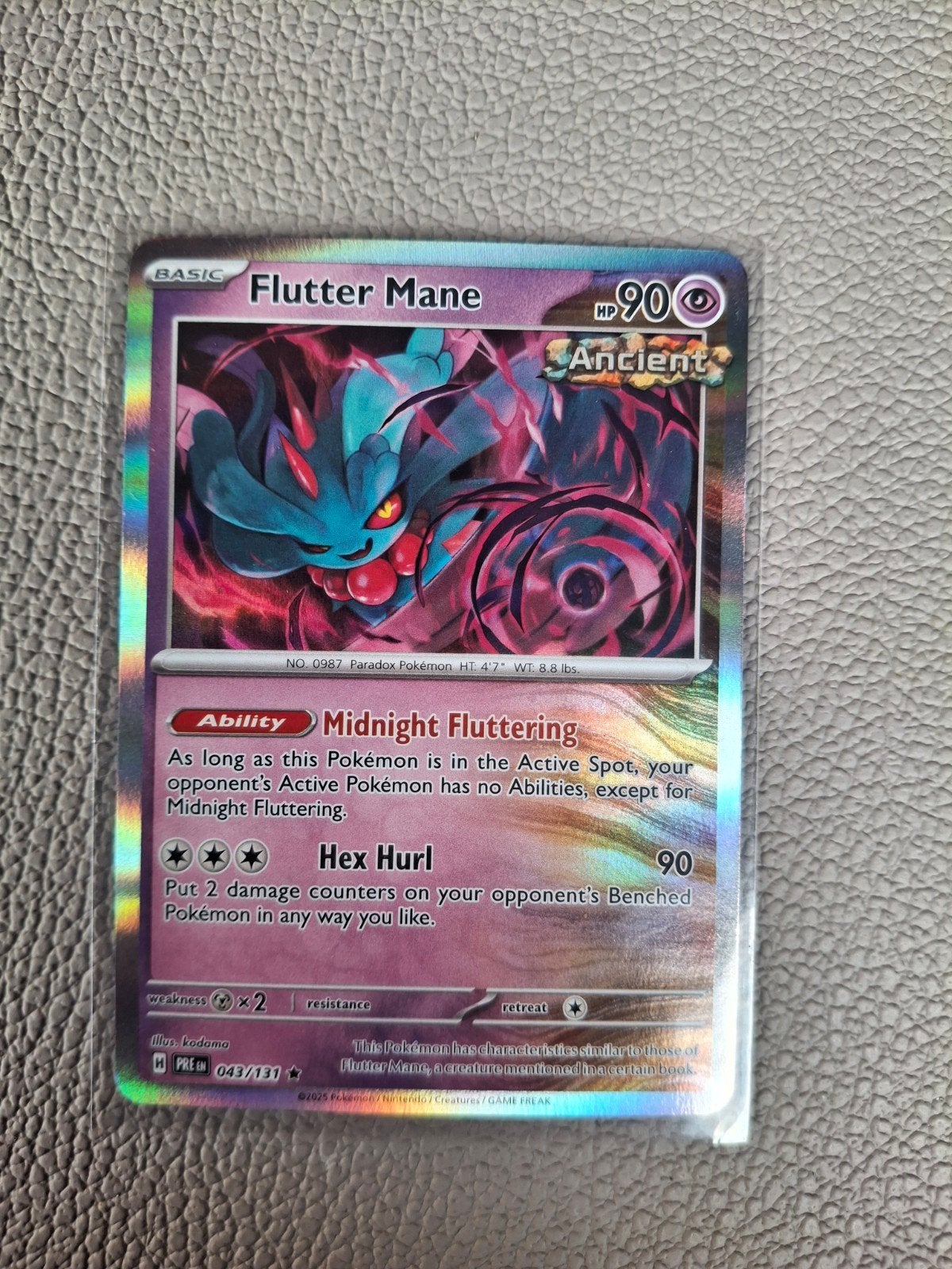 Flutter Mane Pokémon kaart - Ancient - Paradox Rift, Ophalen of Verzenden