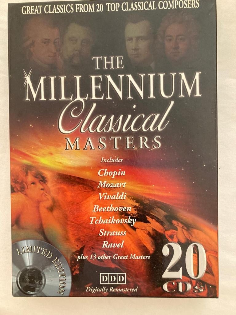 Gratis: The millenial classical masters 20 cd's, Ophalen of Verzenden, Gebruikt