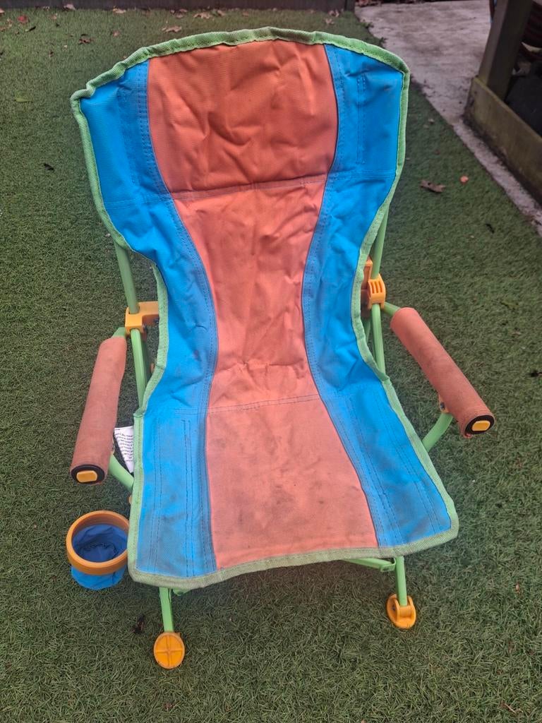 Brunner kinder campingstoel - kleurrijk en compact, Ophalen, Gebruikt, Campingstoel