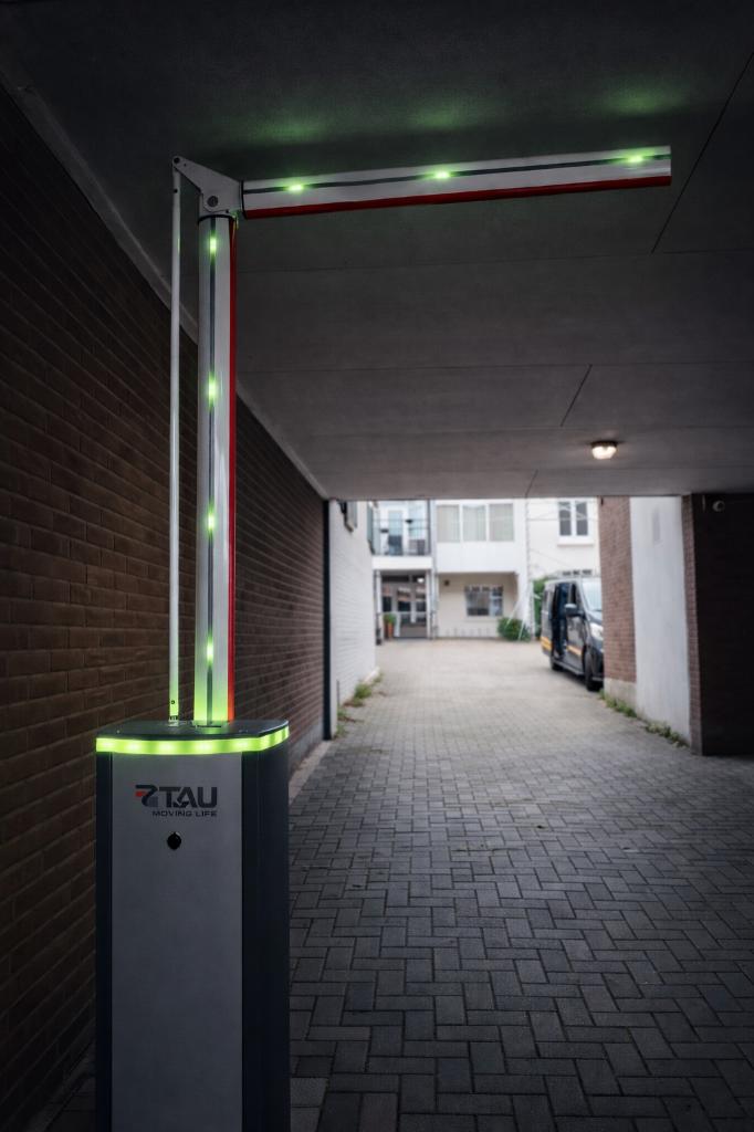Slagboom, Tuin en Terras, Tuinhekken en Hekwerk, Ophalen of Verzenden, Zo goed als nieuw, Aluminium, Overige typen