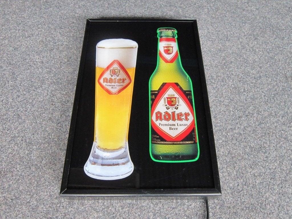 ADLER BIER LAMP LICHTRECLAME, Ophalen, Zo goed als nieuw, Overige typen, Overige merken