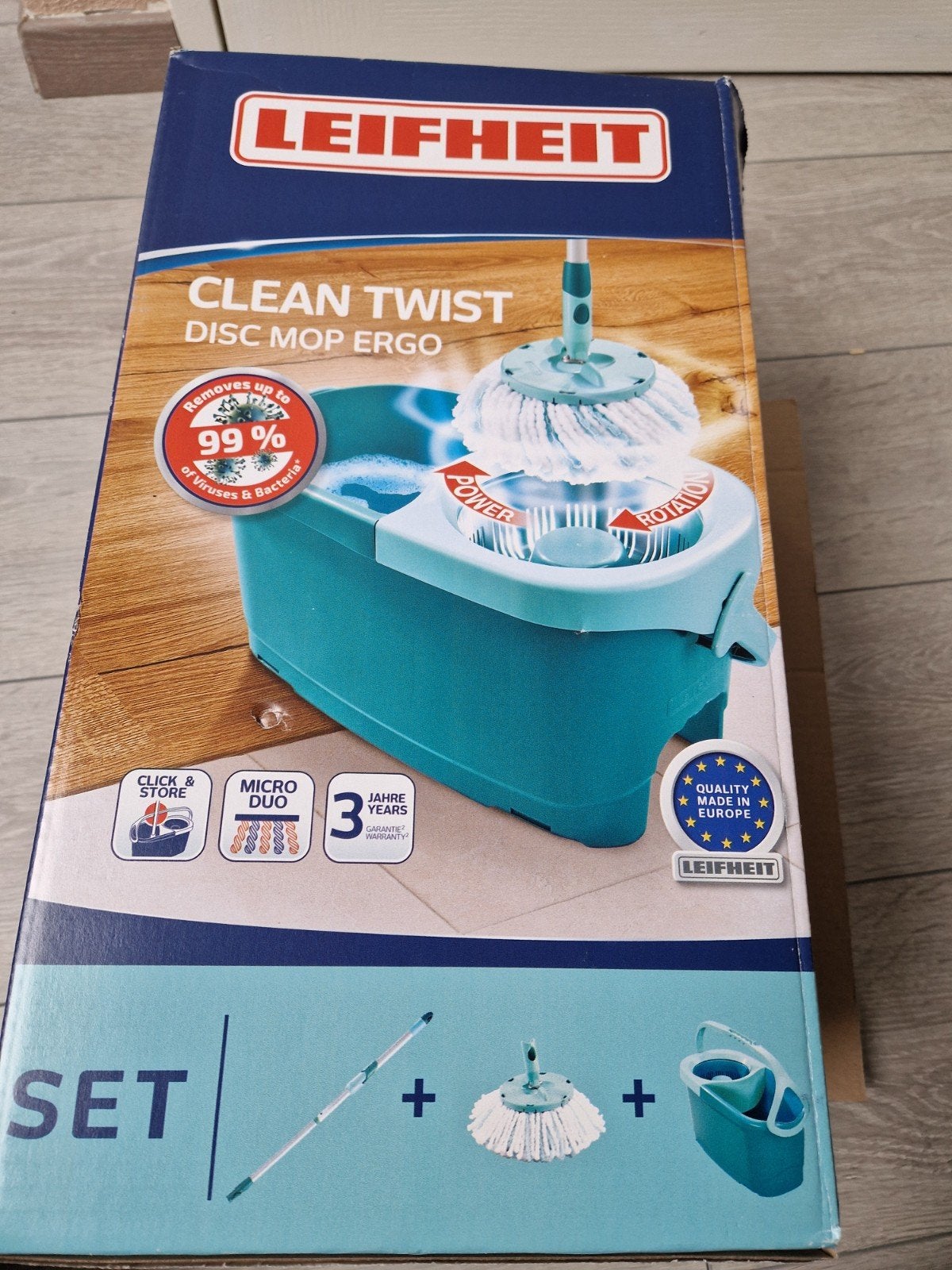 Leifheit Clean Twist Disc Mop, Ophalen of Verzenden
