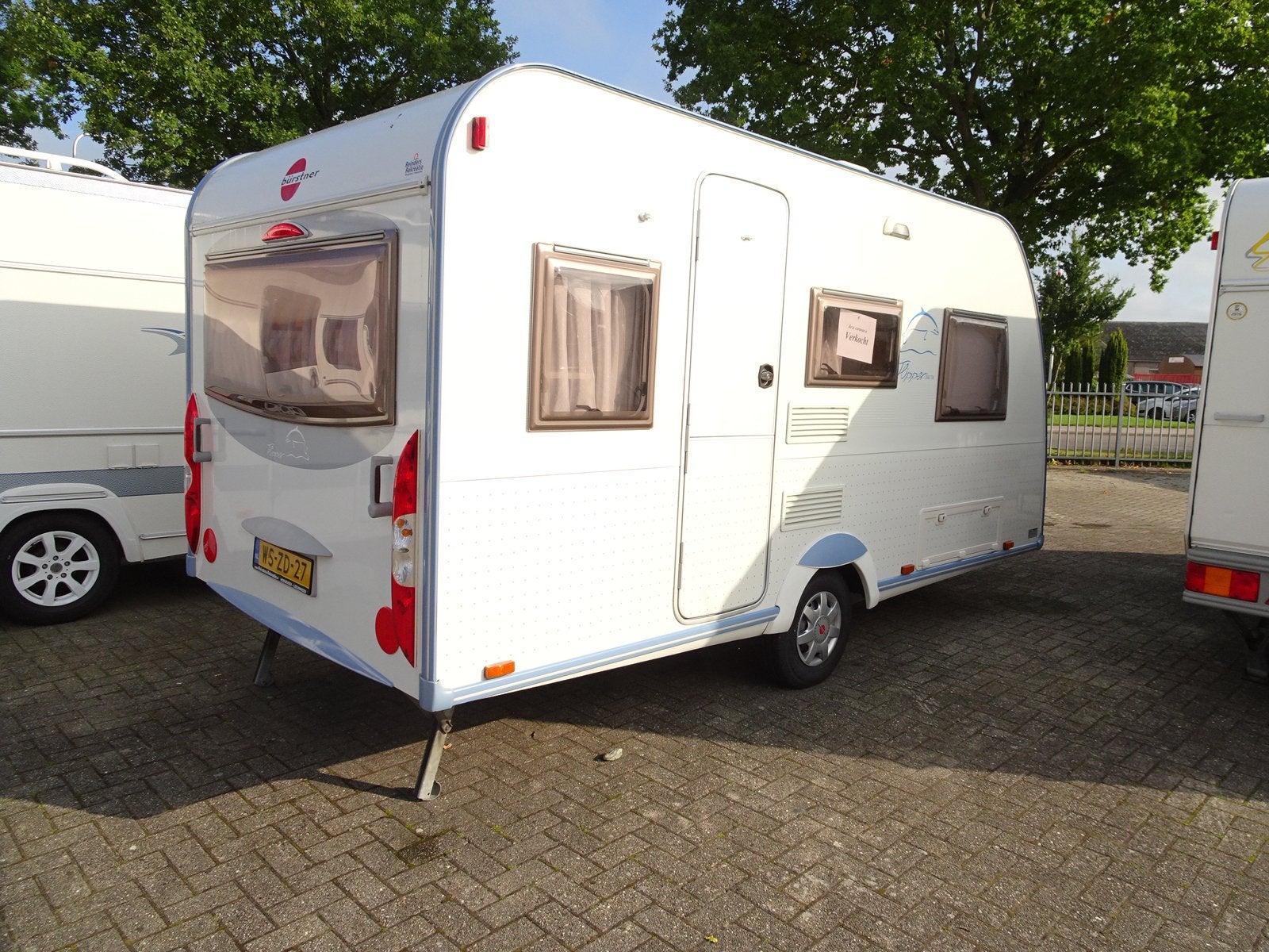 Bürstner Flipper 390 TK (2006) + voortent + luifel, Treinzit, 750 - 1000 kg, Particulier, Bürstner