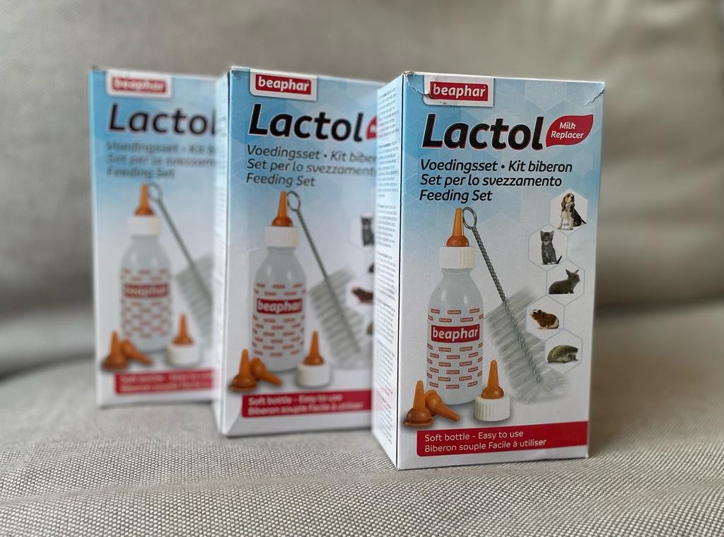 3x Beaphar Lactol complete voedingsset nieuw, Dieren en Toebehoren, Ophalen of Verzenden, Kat