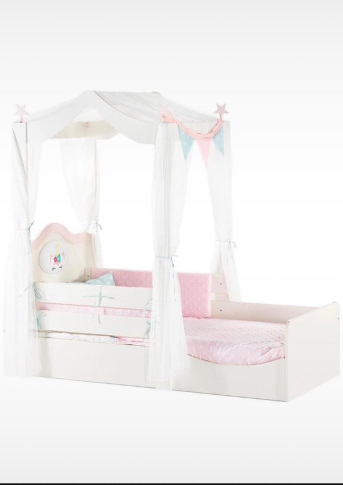Meisjes bed, 70 tot 85 cm, Ophalen of Verzenden, Zo goed als nieuw, Matras