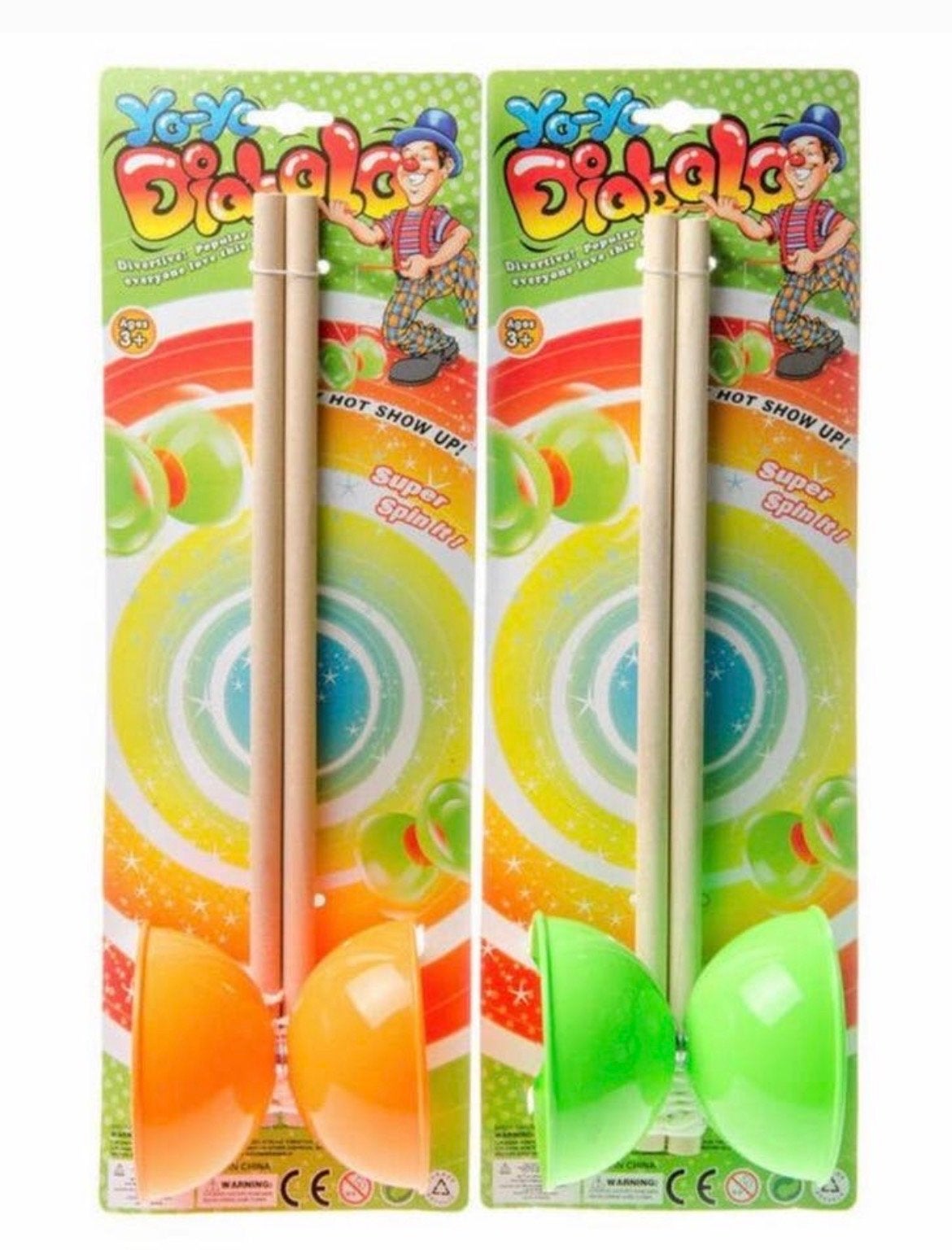 Nieuwe Diabolo Set - Jongleren en Spelen, Ophalen of Verzenden, Nieuw, Jongen of Meisje