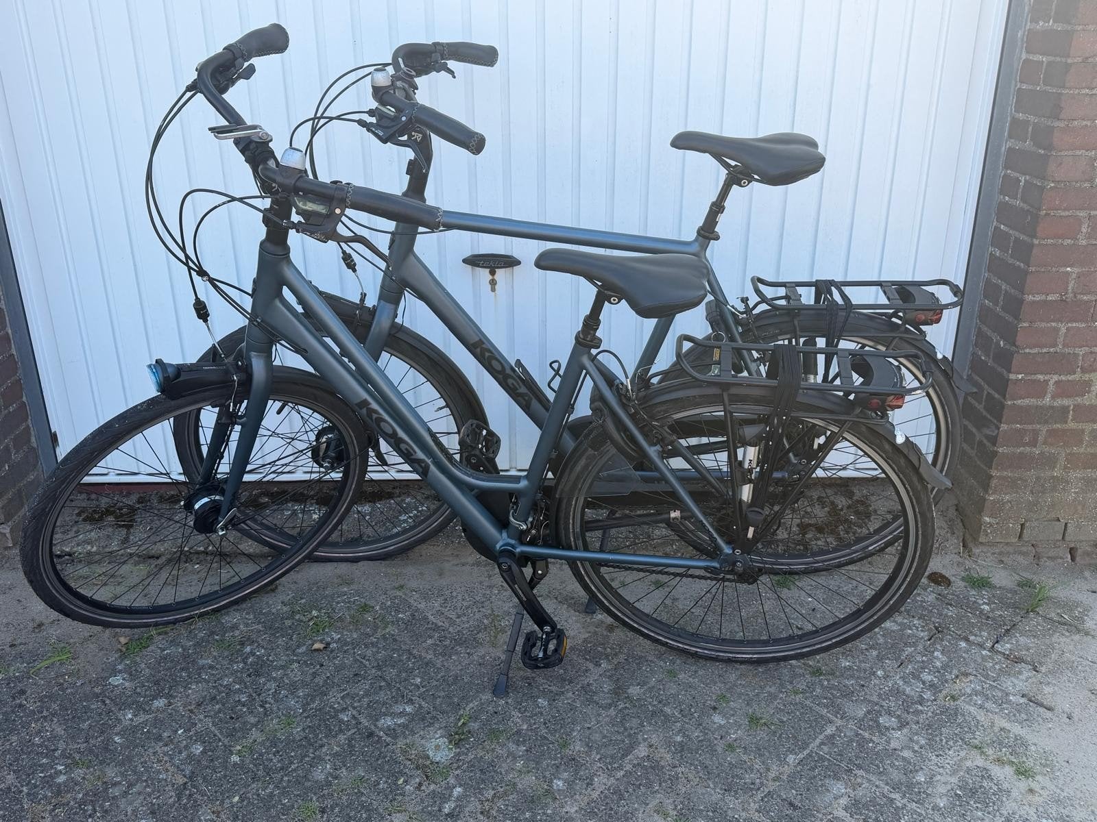 Set Koga fietsen dames + heren, Ophalen, Gebruikt, Overige merken, Versnellingen
