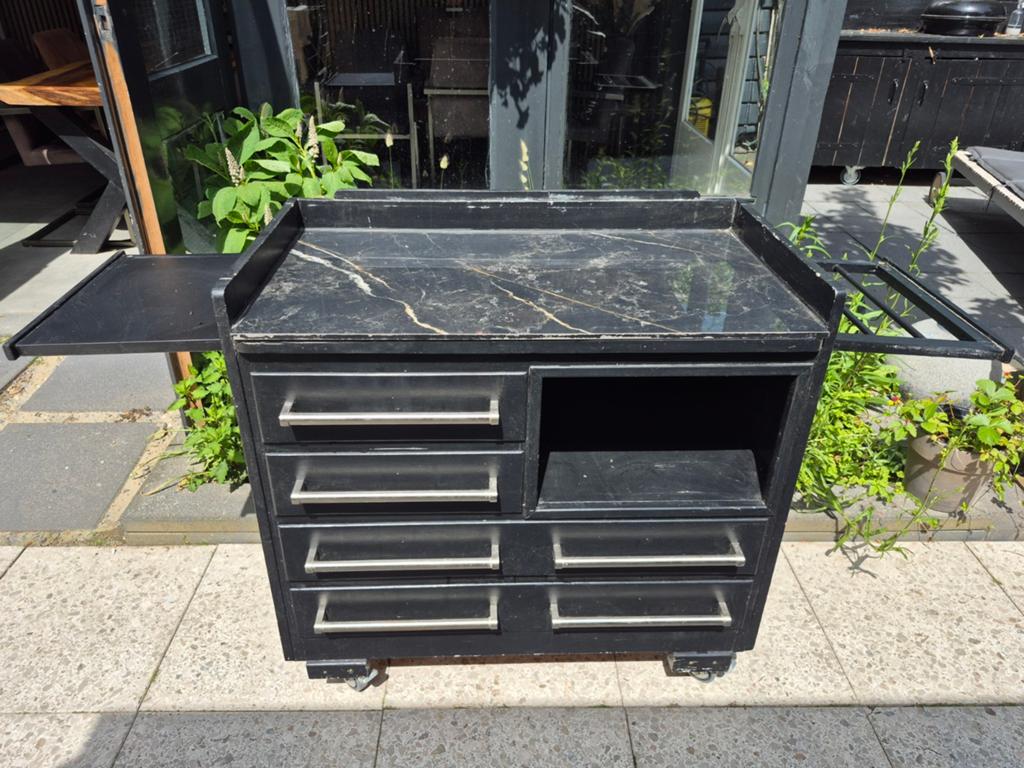 Verrijdbaar keuken, keukenblokje, buitenkeuken, Ophalen, Gebruikt, Hout, Overige typen