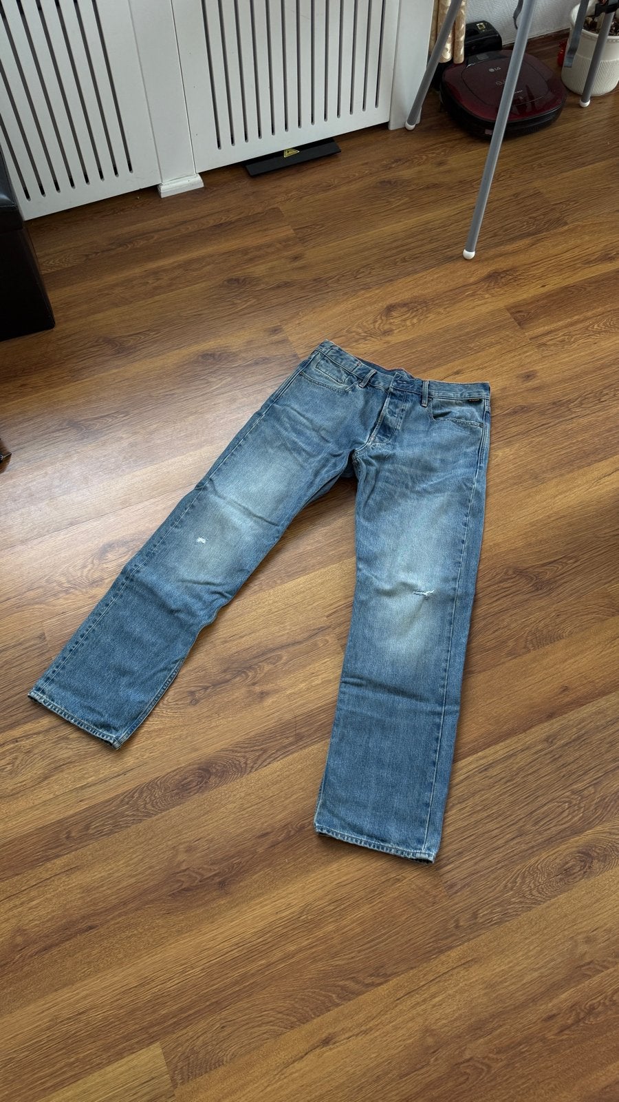 G-Star Raw Dakota Straight Jeans - Premium Japanese Fabric, Ophalen of Verzenden, Gedragen, Blauw, W32 (confectie 46) of kleiner