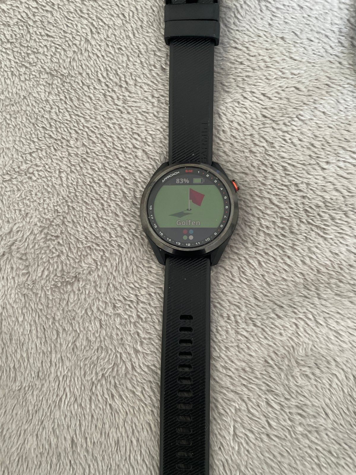 Garmin S42 golfhorloge - Zo goed als nieuw, Afstand, Zwart, Ophalen of Verzenden, Zo goed als nieuw