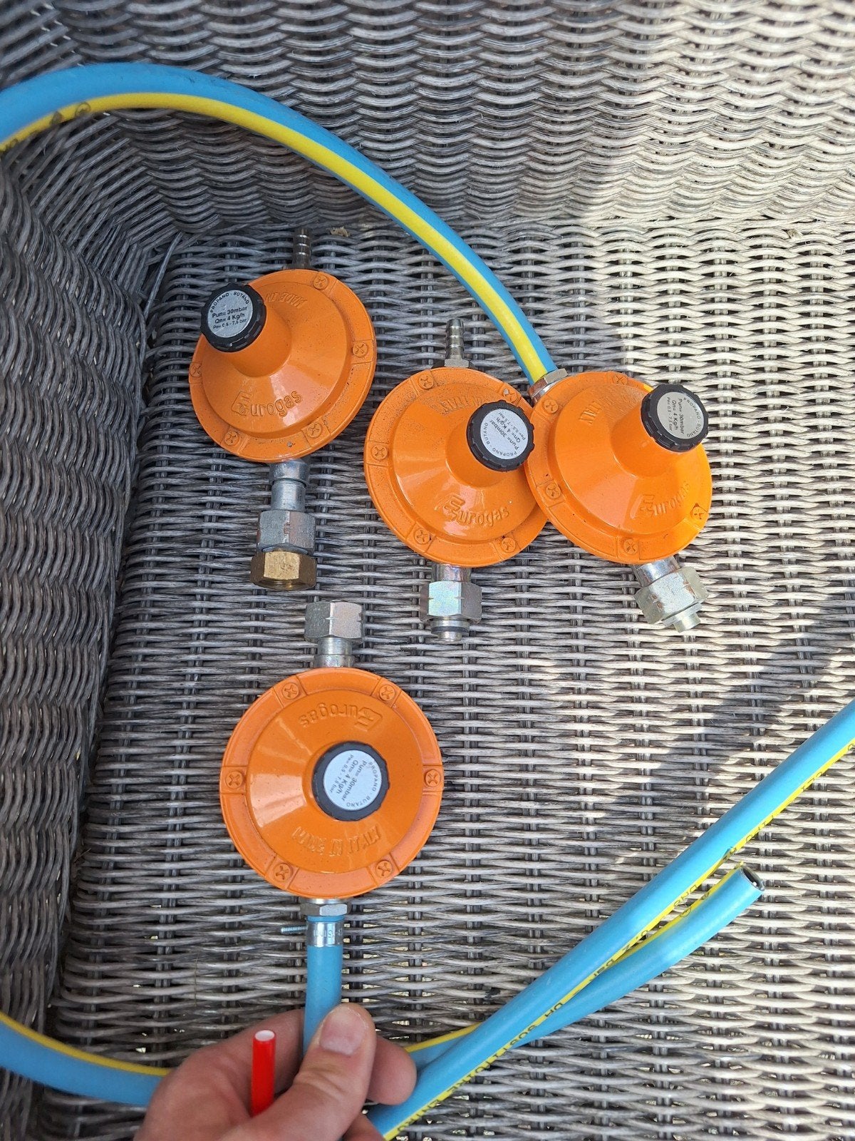 Europgas gasdrukregelaars (30mbar), Ophalen of Verzenden, Gebruikt, Europgas