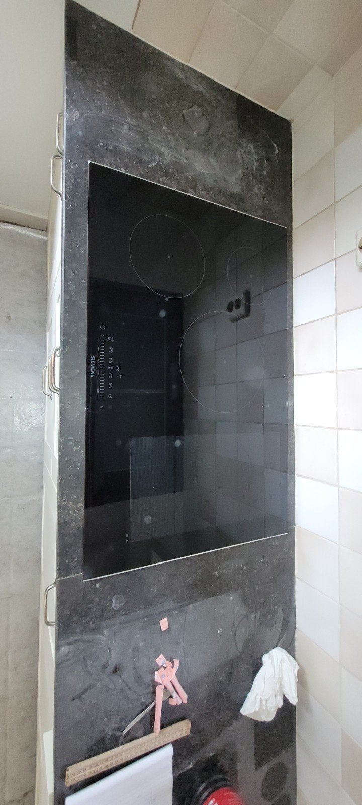 Siemens inductie kookplaat, Witgoed en Apparatuur, Kookplaten, Zo goed als nieuw, Inbouw, Inductie, 4 kookzones