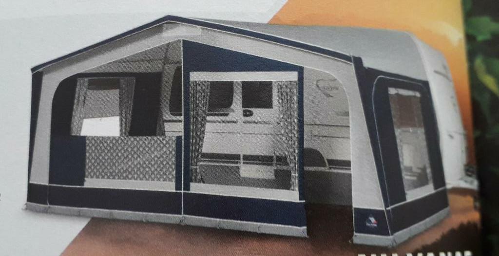 Dorema voortent XL270 blauw    maat 14, Ophalen of Verzenden, Nieuw, Dorema
