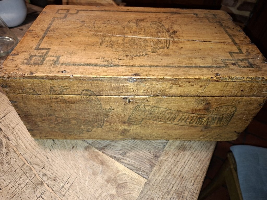 oud houten kistje-krat, begin 1900, Ophalen of Verzenden