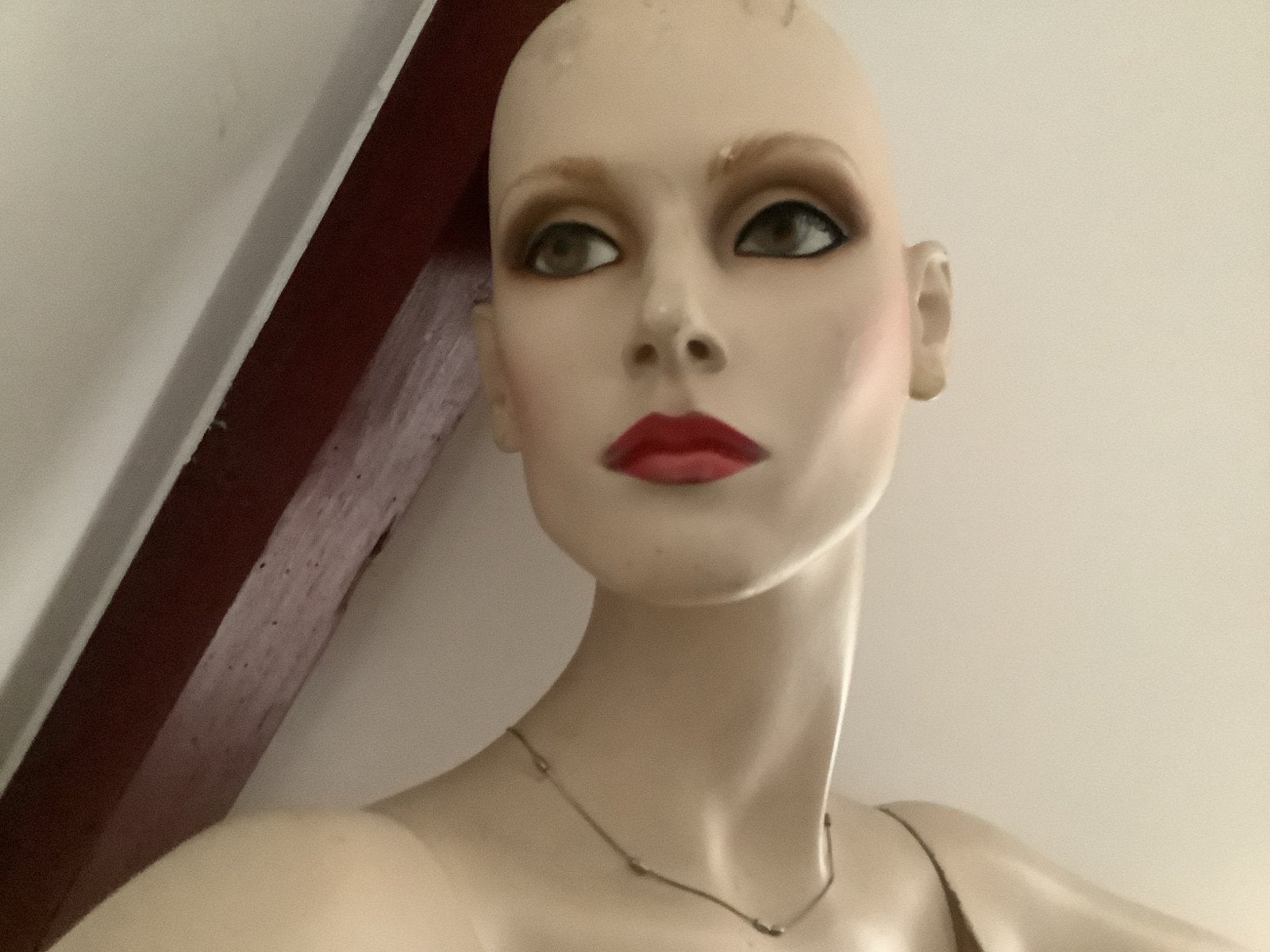 Vintage etalagepop met beweegbare ledematen, Ophalen