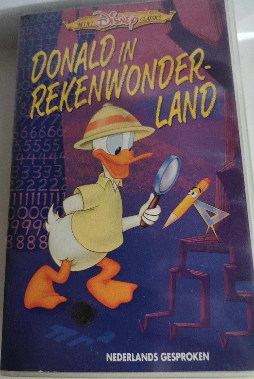 Donald in Rekenwonderland VHS, Cd's en Dvd's, VHS | Kinderen en Jeugd, Alle leeftijden, Ophalen of Verzenden, Zo goed als nieuw