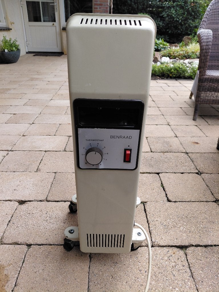 Benraad type 510 S elektrische radiator van 500 watt, Ophalen, 30 tot 80 cm, Gebruikt, Radiator