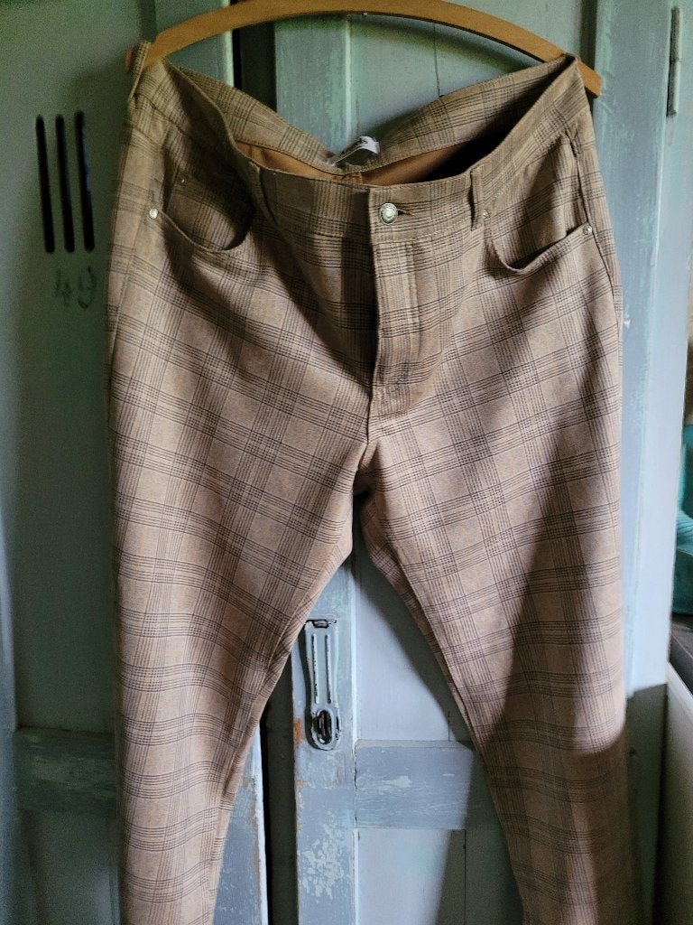 Nieuwe ANGELS Pantalon / BROEK / Maat: 46, Verzenden, Beige, Maat 46/48 (XL) of groter, Nieuw