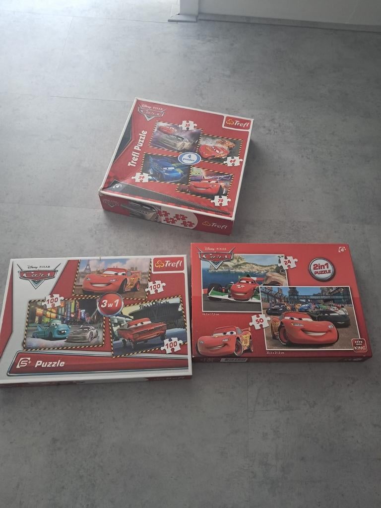 Cars  puzzels  alles voor € 4, Ophalen, 10 tot 50 stukjes