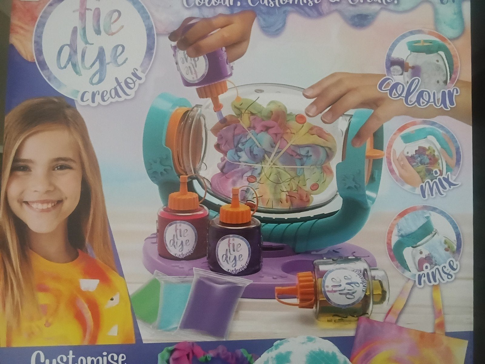 Tie Dye Creator Set - Maak je eigen kleurrijke creaties!, Ophalen, Nieuw, Knutselen