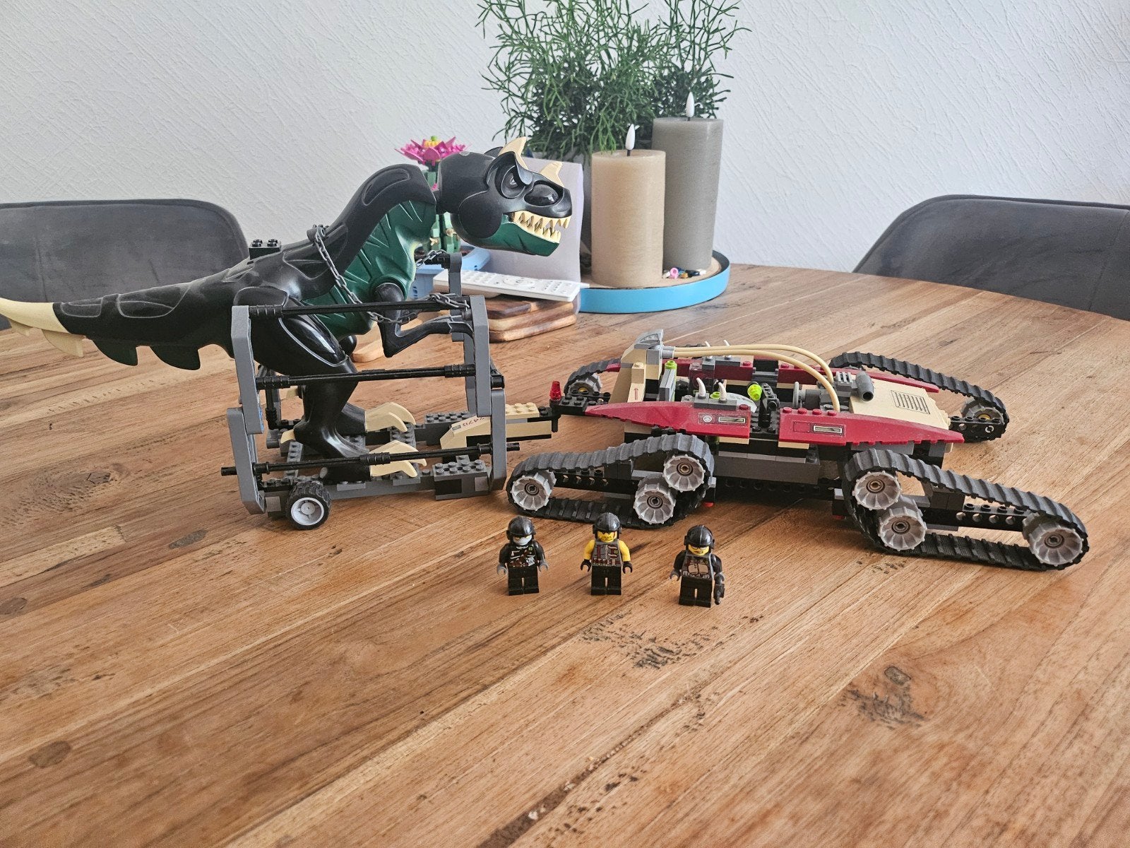 Lego Dino 2010 set 7297 met T-Rex en voertuig, Compleet, Gebruikt, Overige thema's, Lego