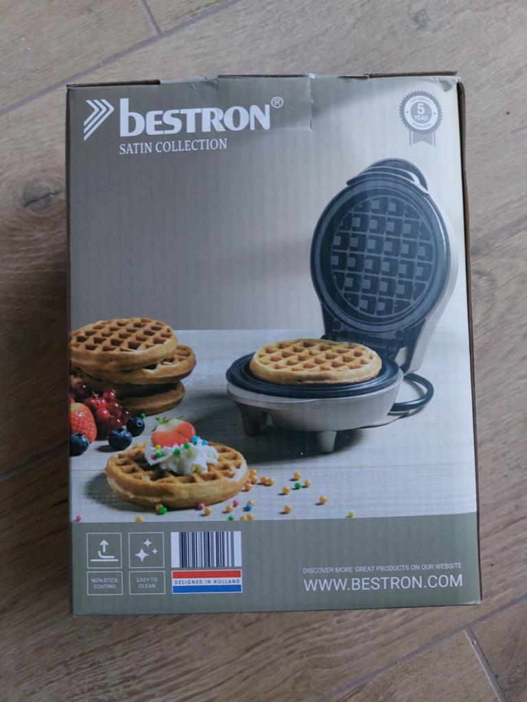 Bestron Mini Wafelijzer - Nieuw in doos, Witgoed en Apparatuur, Wafelijzers, Ophalen of Verzenden