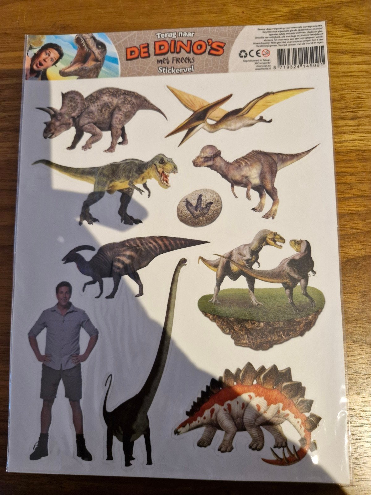 De Dino's met Freeks Stickervel - Nieuw, Verzamelen, Ophalen of Verzenden, Nieuw, Dier en Natuur