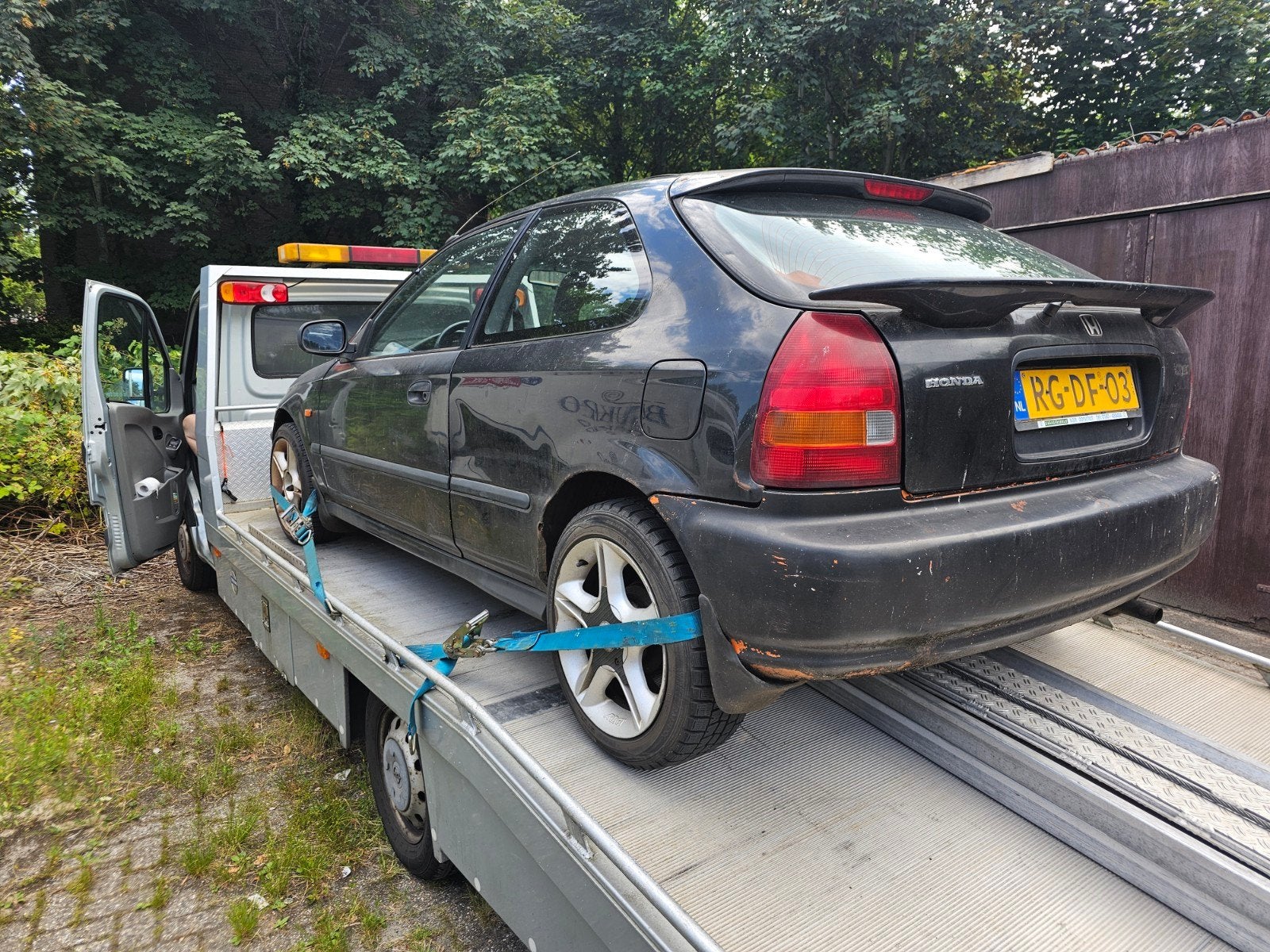 Honda civic loop sloop auto onderdelen, Ophalen