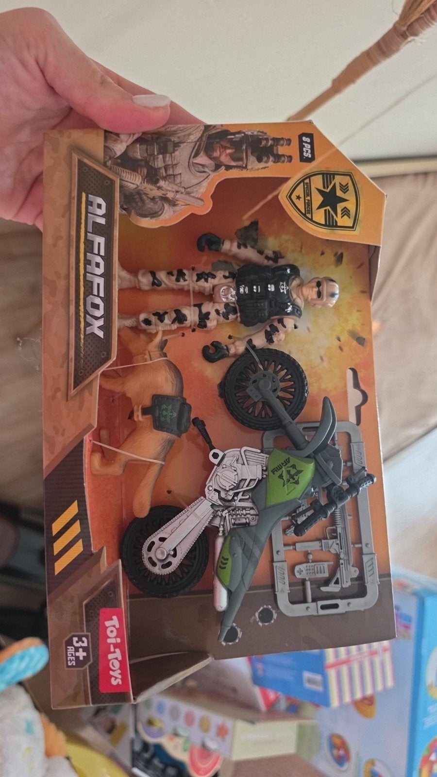 ALFAFOX Actiefiguur Set met Motor en Accessoires, Kinderen en Baby's, Ophalen of Verzenden, Nieuw