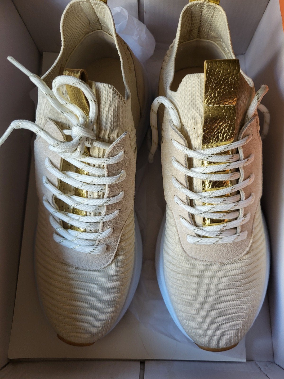 sneakers posh by polman 38 beige, Ophalen of Verzenden, Nieuw, Beige, Sneakers of Gympen