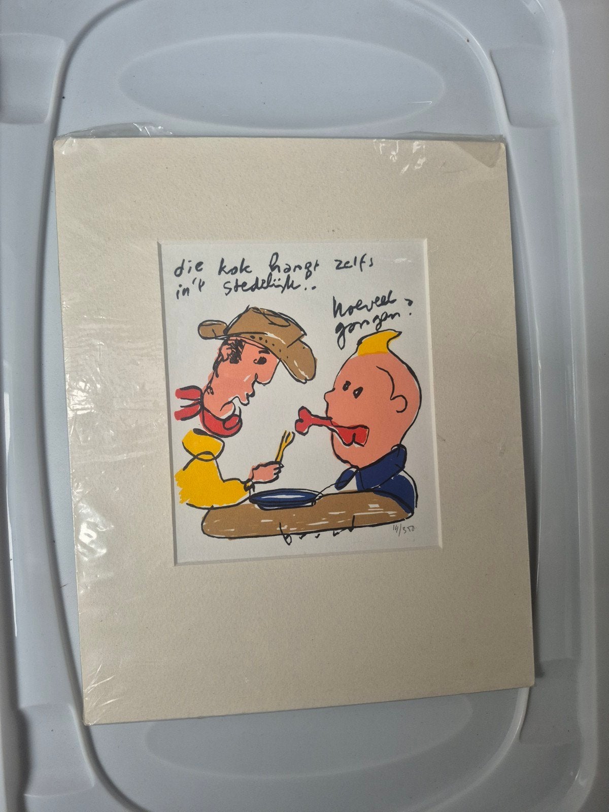 Herman Brood Zeefdruk Origineel met Certificaat, Antiek en Kunst, Origineel, Ophalen of Verzenden, Zeefdruk