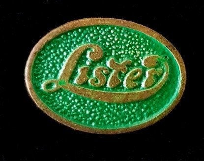 Lister motoren speld- groen gelakt, Verzenden, Nieuw, Transport, Speldje of Pin