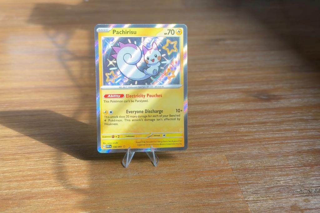Pachirisu - Paldean Fates Pokémon kaart, Ophalen, Zo goed als nieuw