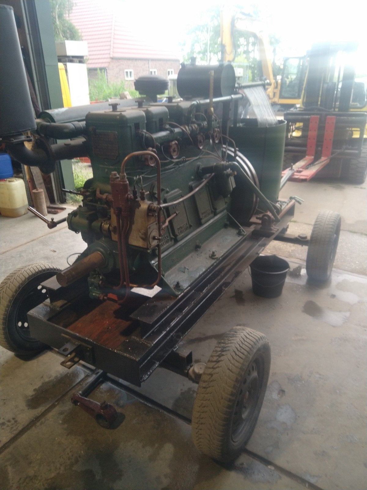 Lister stationaire motor, Ophalen, Gebruikt, Dieselmotor, Minder dan 1400 rpm