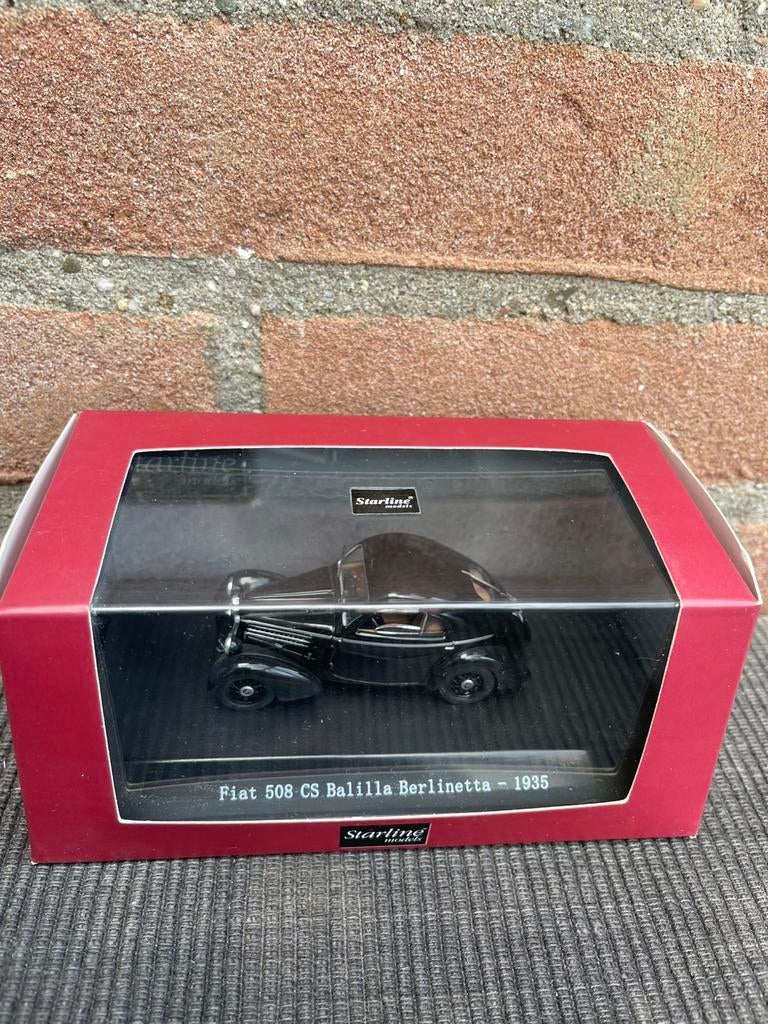 1:43 Fiat 508 CS Balilla berlinetta-1935, Ophalen of Verzenden, Nieuw, Auto, Starline