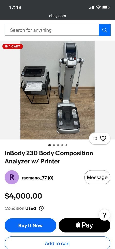 Inbody 230 Body Composition Analyzer - Nieuw, Ophalen, Nieuw, 100 kg of meer, Digitaal