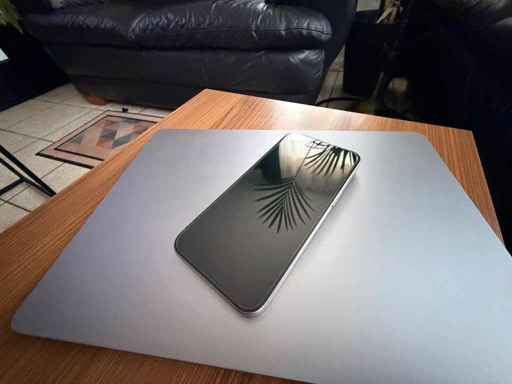 iPhone 15 Pro Max 256 Als nieuw! Krasvrij, Telecommunicatie, 89 %, IPhone 15 Pro Max, Zo goed als nieuw, Grijs