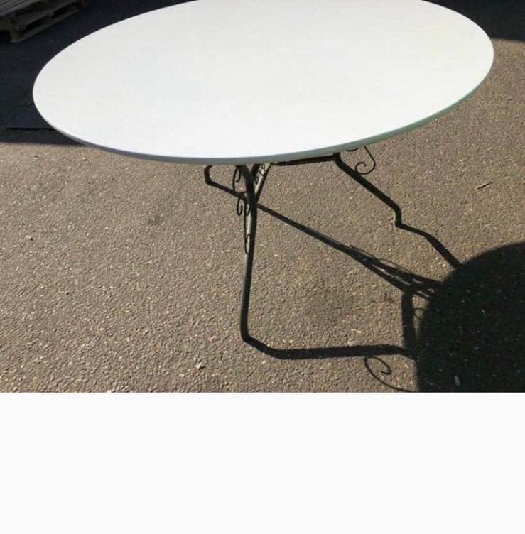 Tafel / Tafelblad - Diameter 130cm, Huis en Inrichting, Ophalen, Rond, Zo goed als nieuw, Overige houtsoorten