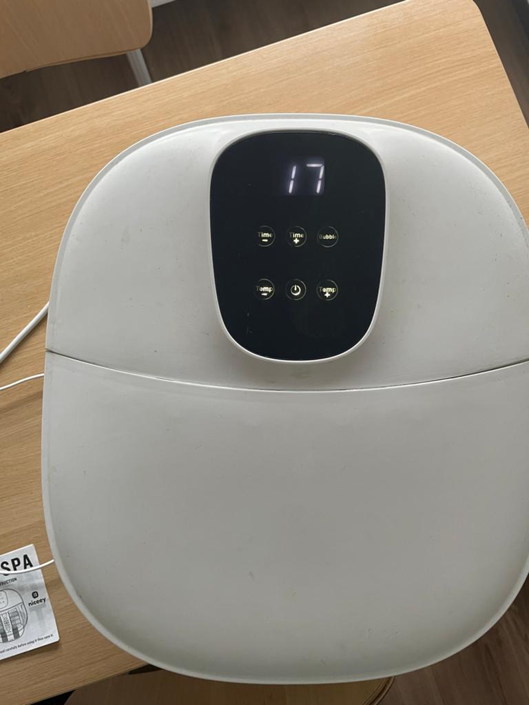 Niceey Voetspa BC10J met verwarming en massage, Witgoed en Apparatuur, Persoonlijke-verzorgingsapparatuur, Ophalen of Verzenden
