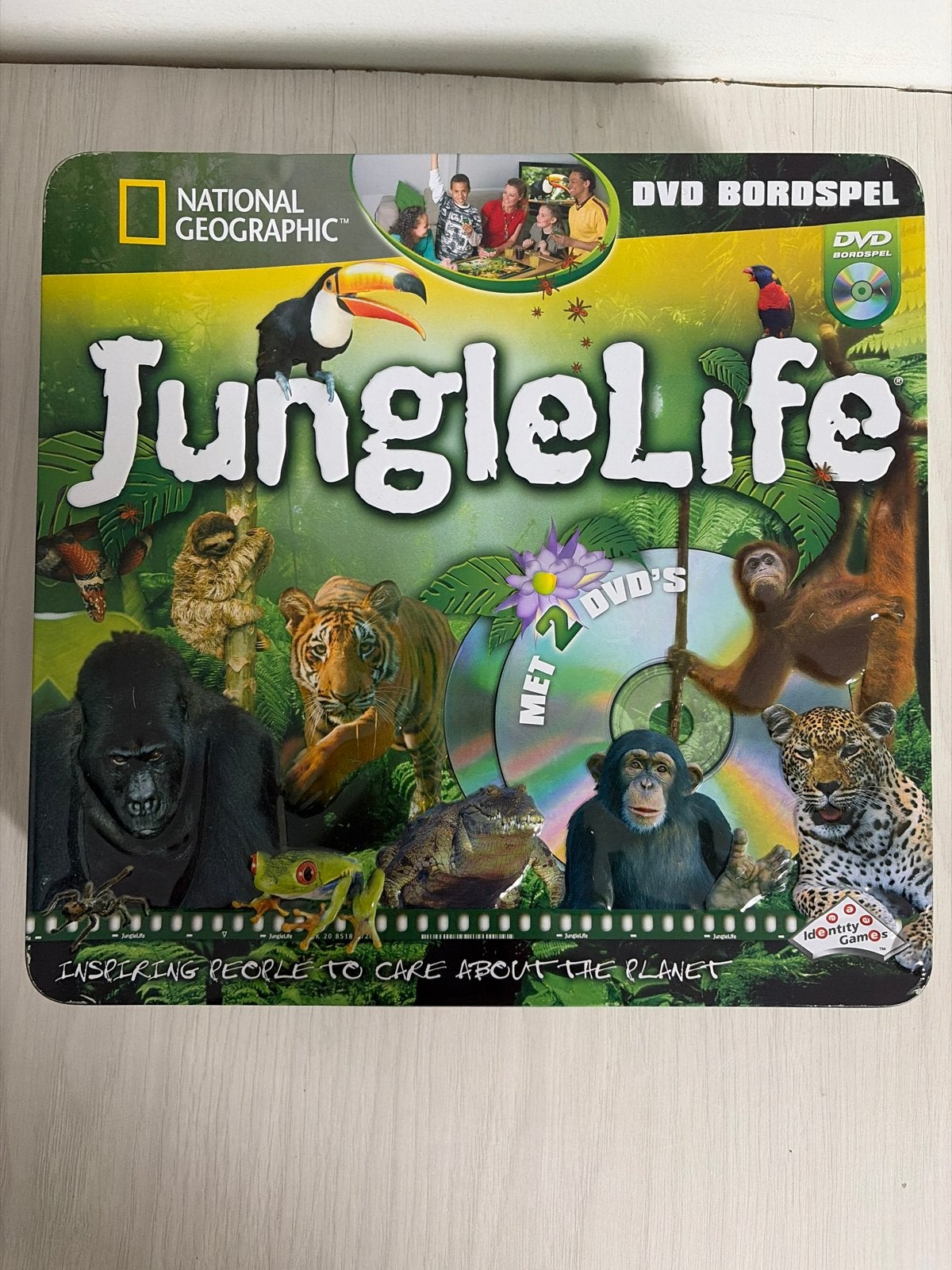 Jungle Life dvd bordspel ZGAN, Hobby en Vrije tijd, Ophalen, Zo goed als nieuw