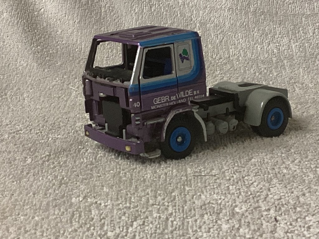 SCANIA 142 vrachtwagen van de Wilde      BELL loop of sloop, Hobby en Vrije tijd, Modelauto's | 1:50, Ophalen of Verzenden, Gebruikt
